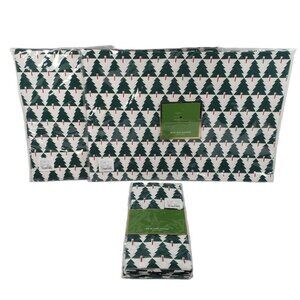 Kate Spade Green Street Christmas Table Linens Set 8 Placemats 4 Napkins Sealed